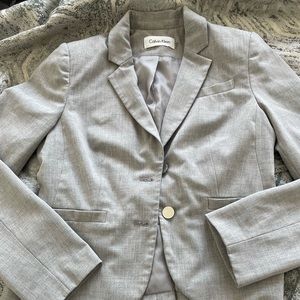 Calvin Klein grey / gray blazer
